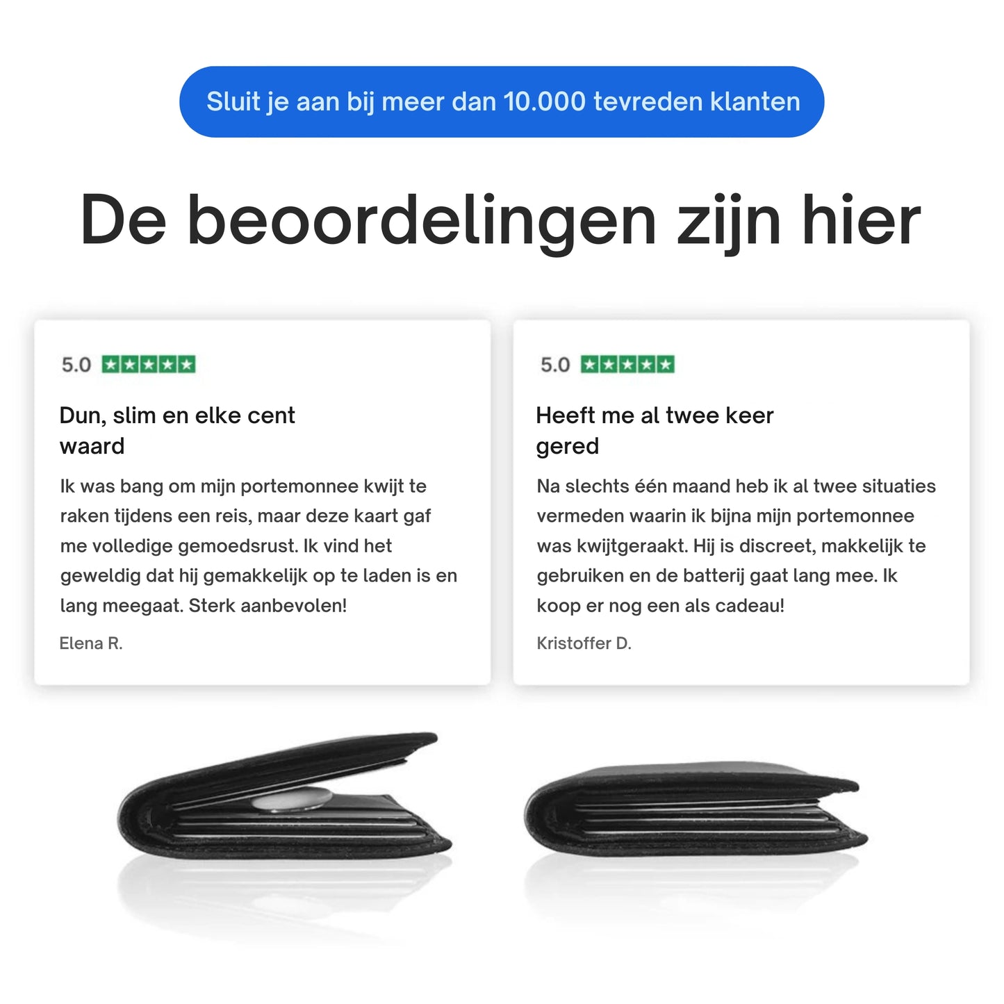 Ultra-slim Slimme Volgkaart voor Portemonnee & Reizen