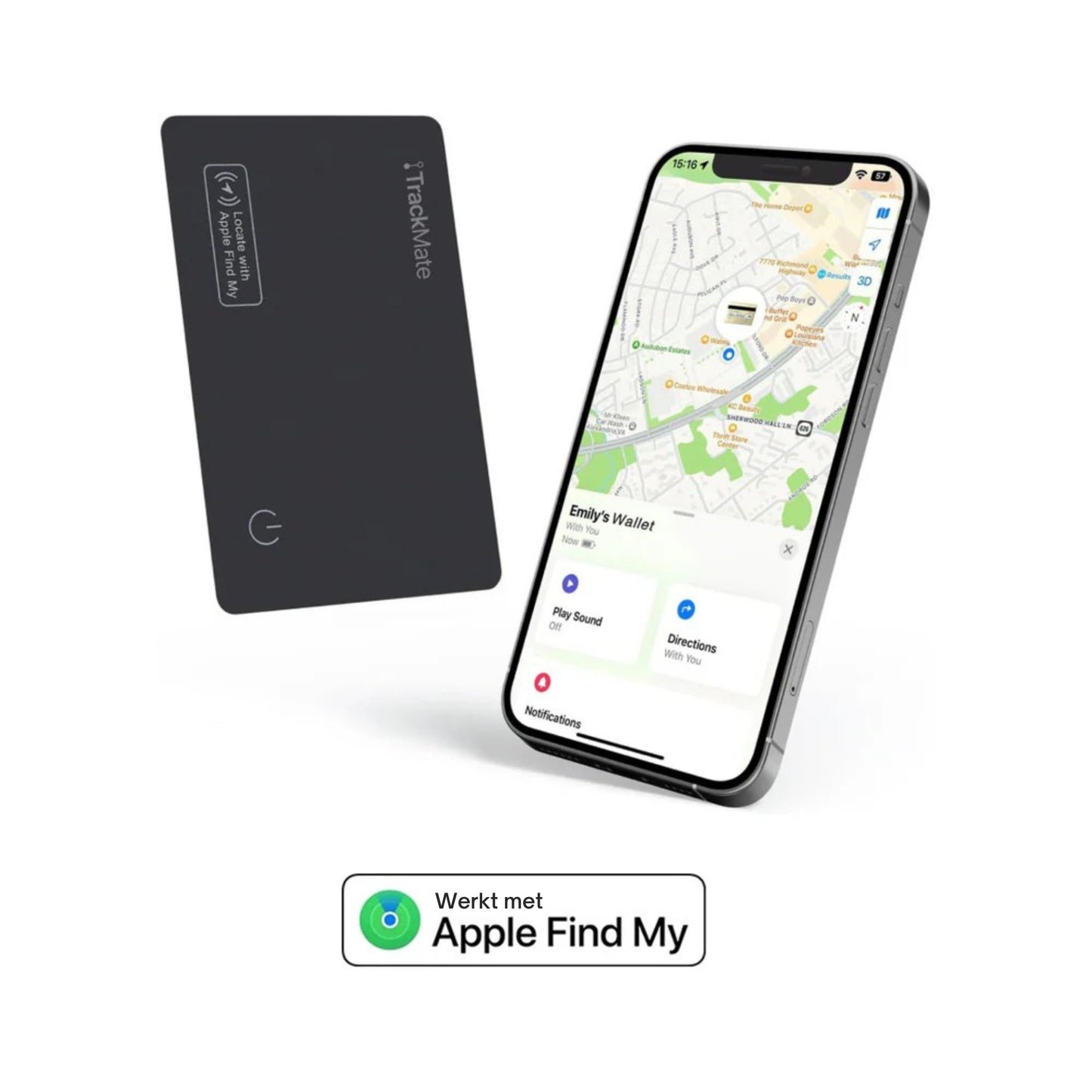 Ultra-slim Slimme Volgkaart voor Portemonnee & Reizen