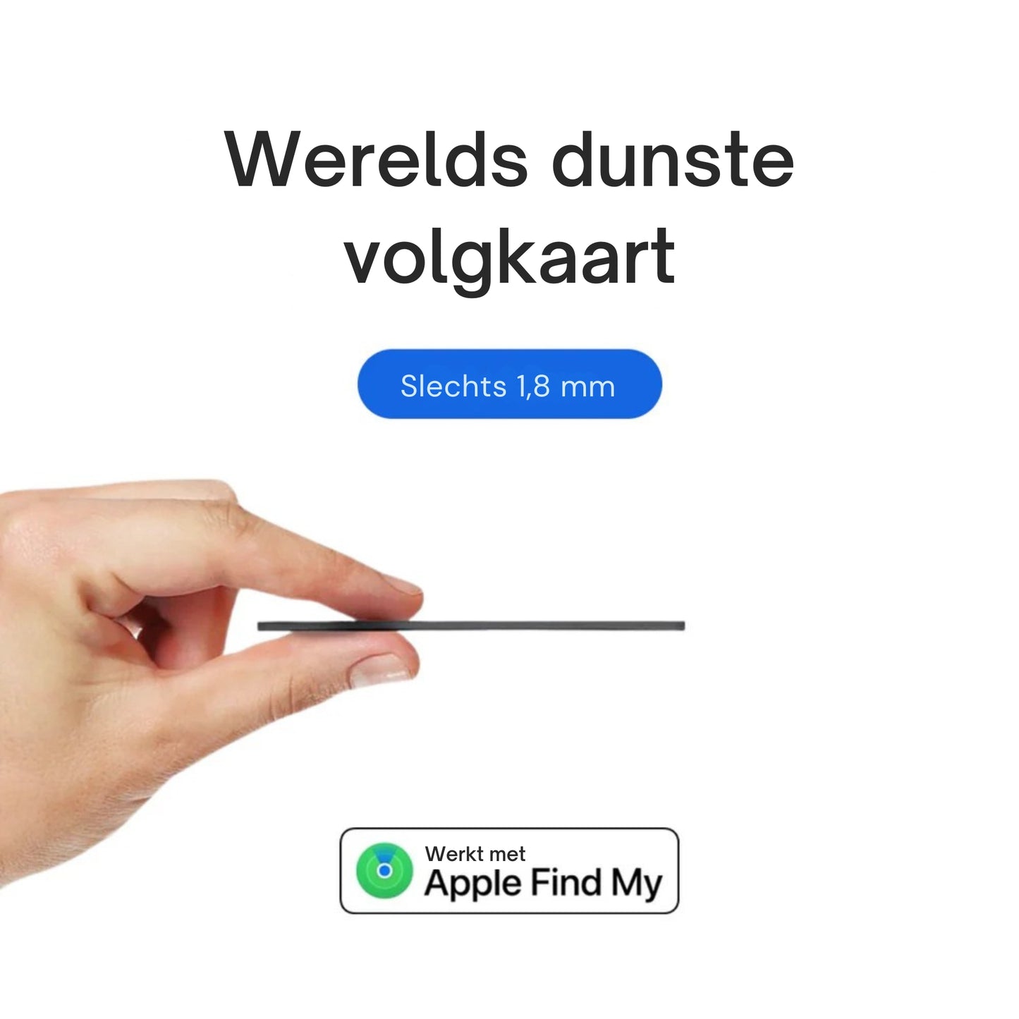 Ultra-slim Slimme Volgkaart voor Portemonnee & Reizen