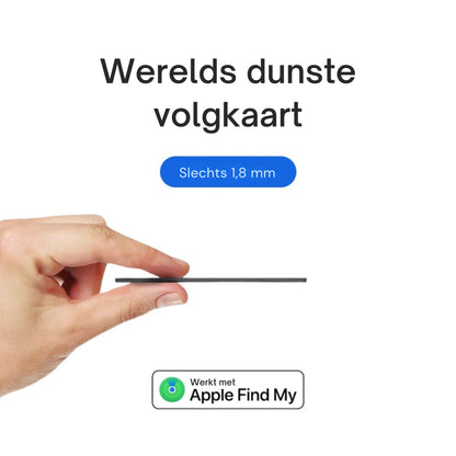 Ultra-slim Slimme Volgkaart voor Portemonnee & Reizen