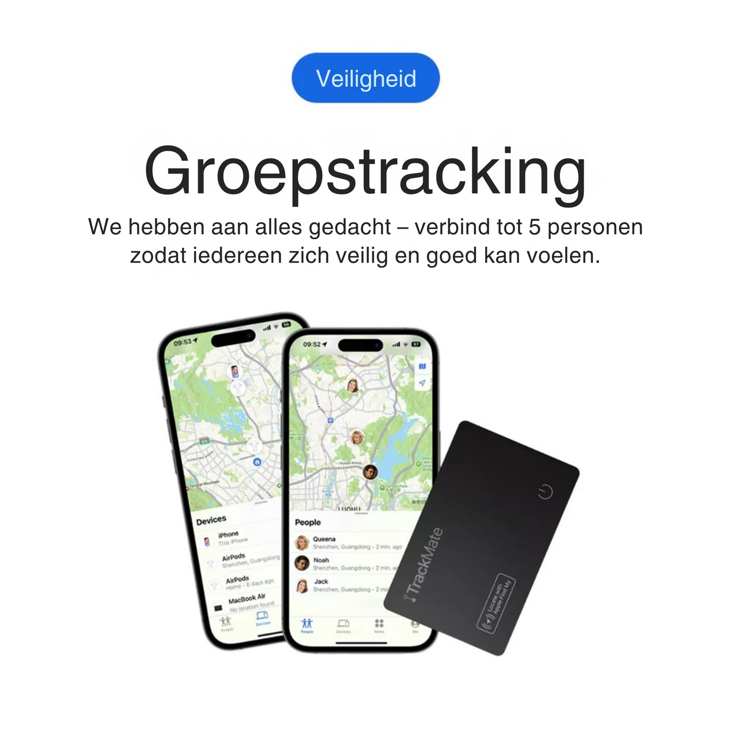 Ultra-slim Slimme Volgkaart voor Portemonnee & Reizen