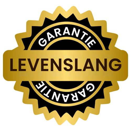Levenslange garantie.